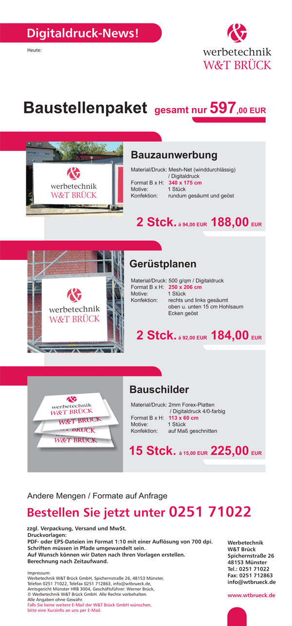 BAUSTELLENPAKET